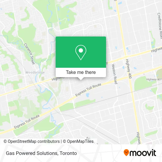 Gas Powered Solutions map