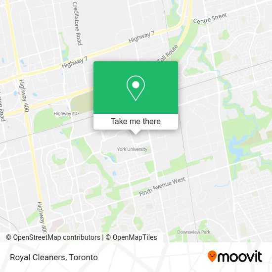 Royal Cleaners map
