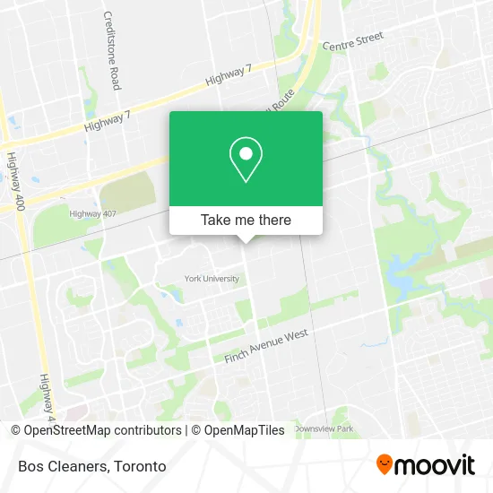 Bos Cleaners map