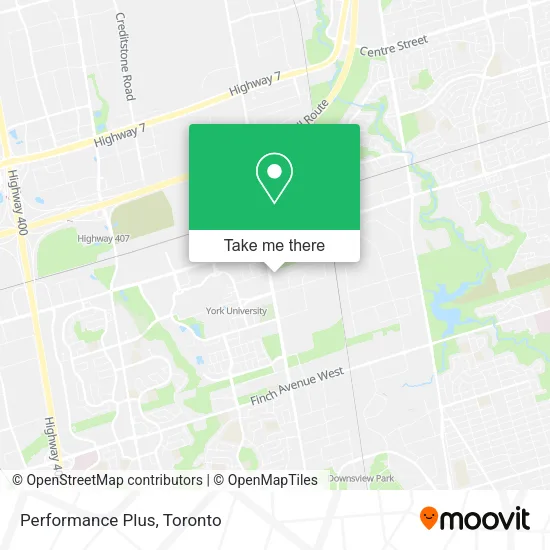 Performance Plus map