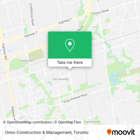 Orion Construction & Management map