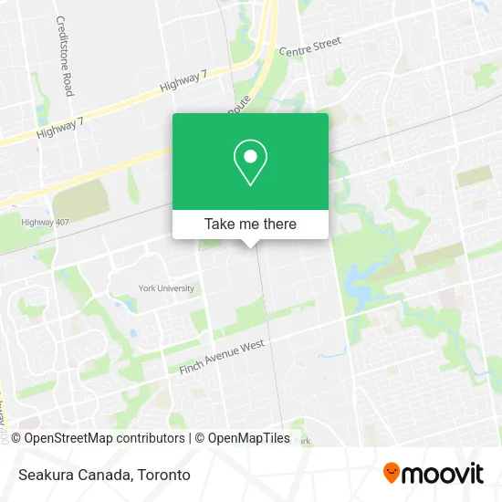 Seakura Canada map