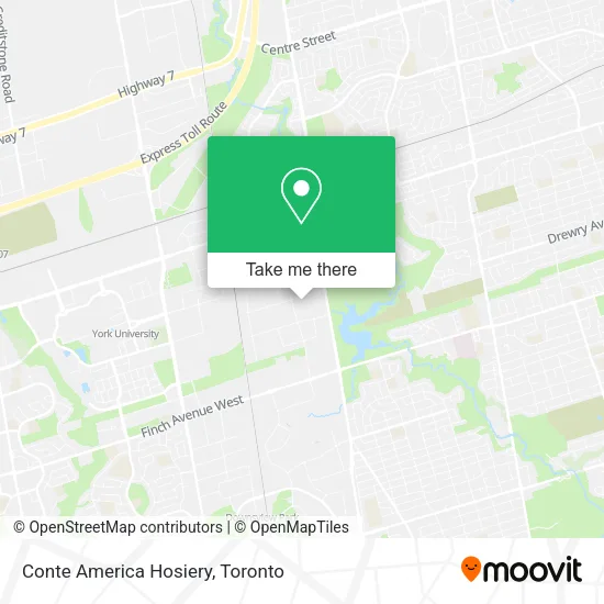 Conte America Hosiery map
