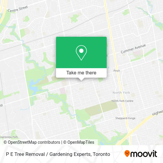 P E Tree Removal / Gardening Experts map
