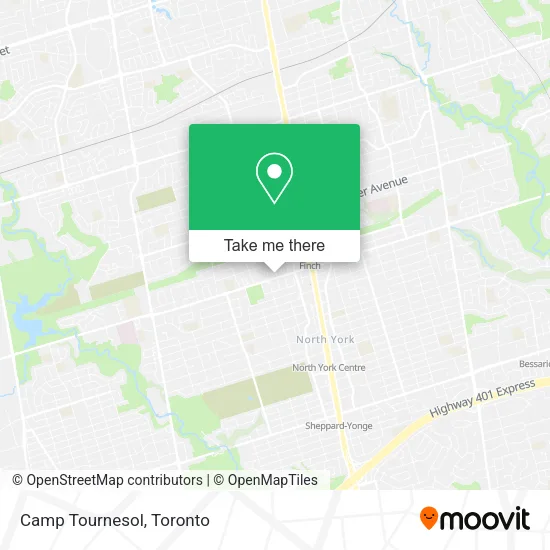 Camp Tournesol map
