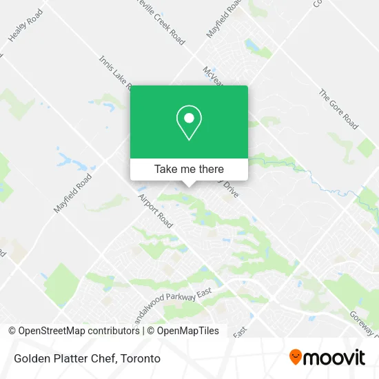 Golden Platter Chef map
