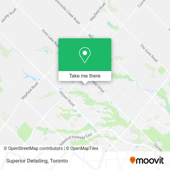 Superior Detailing map