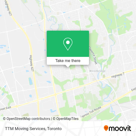 TTM Moving Services map