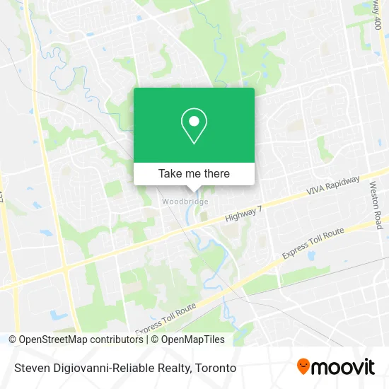 Steven Digiovanni-Reliable Realty map