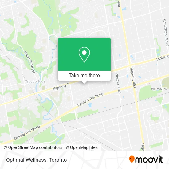 Optimal Wellness map