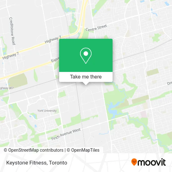 Keystone Fitness map