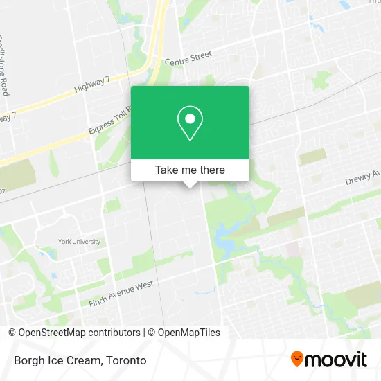 Borgh Ice Cream map