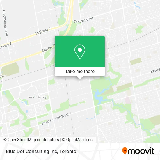 Blue Dot Consulting Inc map
