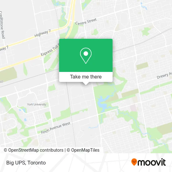 Big UPS map