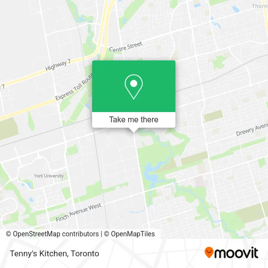 Tenny's Kitchen map