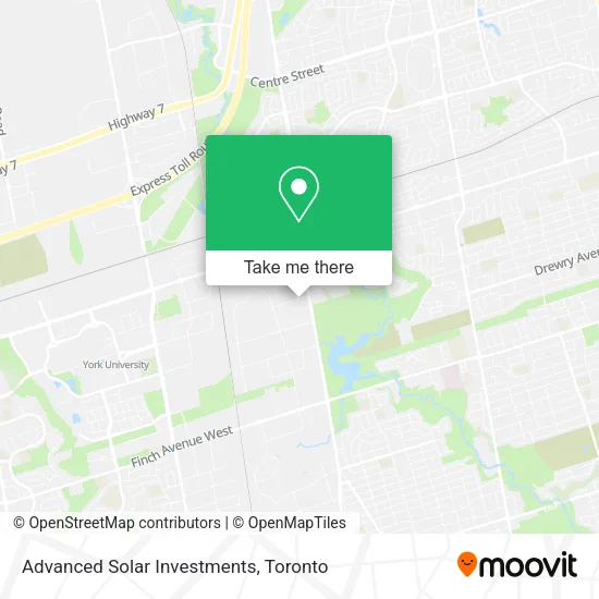 Advanced Solar Investments map