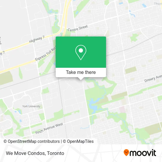 We Move Condos map