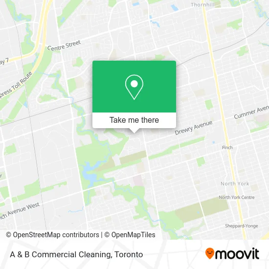 A & B Commercial Cleaning map