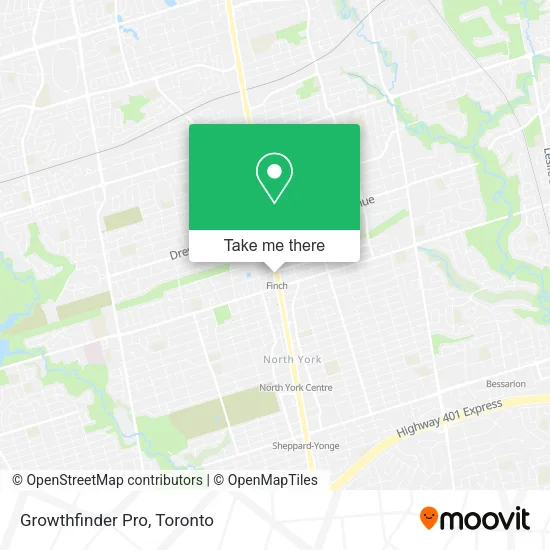 Growthfinder Pro map