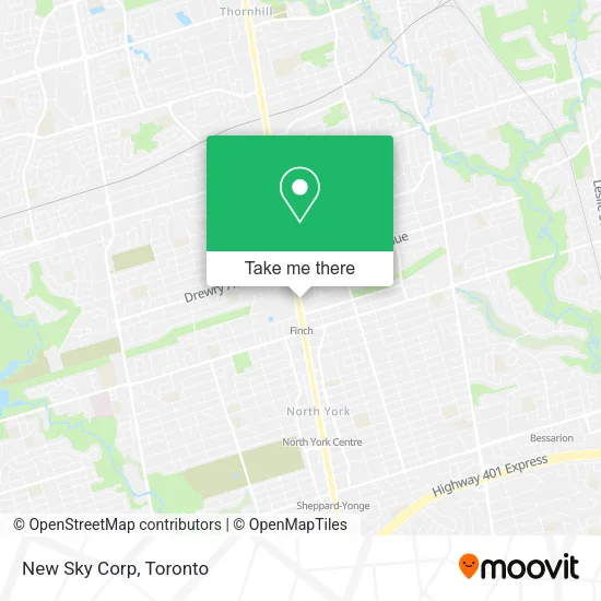 New Sky Corp map