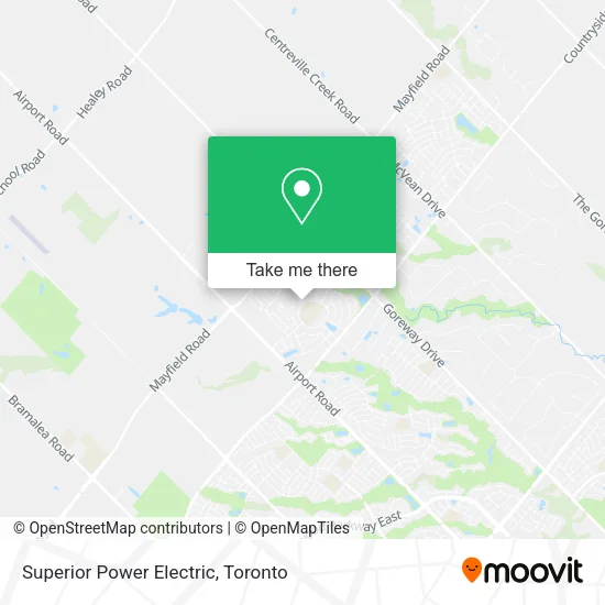 Superior Power Electric map
