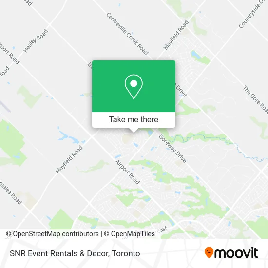 SNR Event Rentals & Decor map