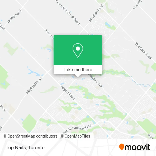 Top Nails map