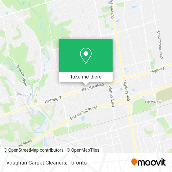 Vaughan Carpet Cleaners map