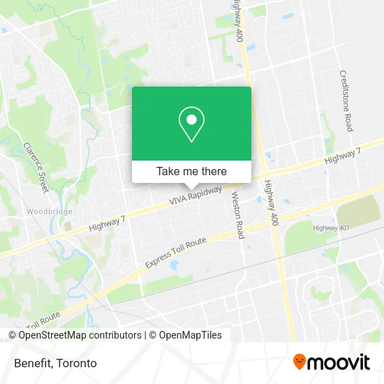 Benefit map