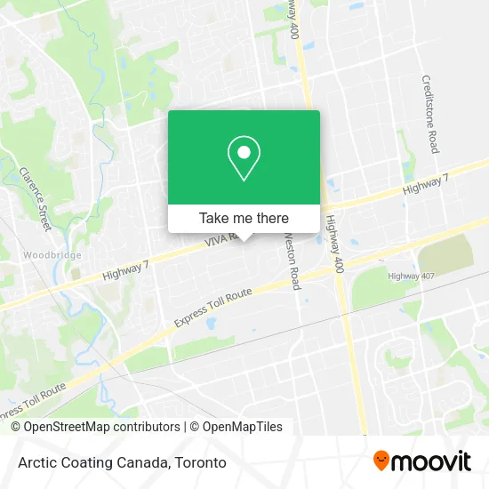 Arctic Coating Canada map