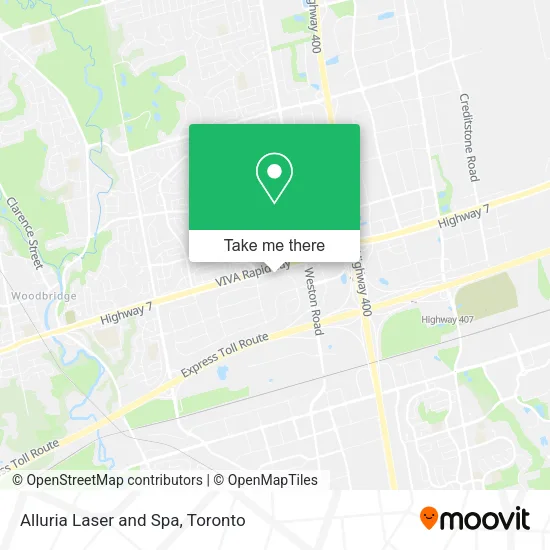 Alluria Laser and Spa map