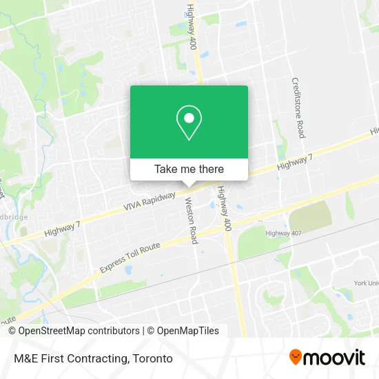 M&E First Contracting map