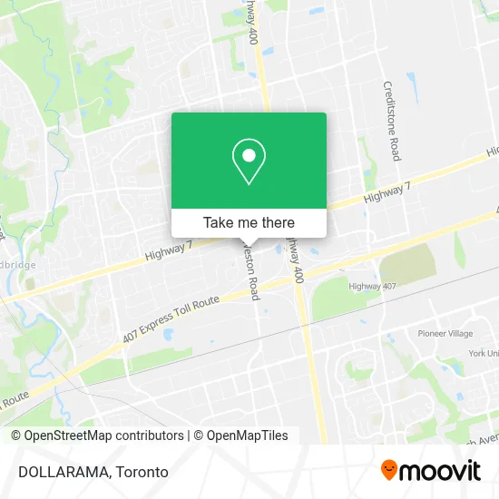 DOLLARAMA map