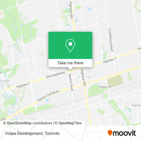 Volpe Development map