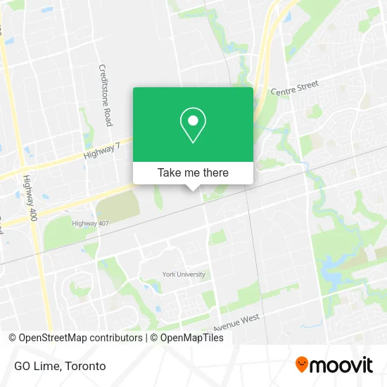 GO Lime map