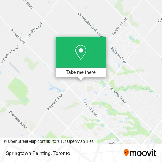 Springtown Painting map