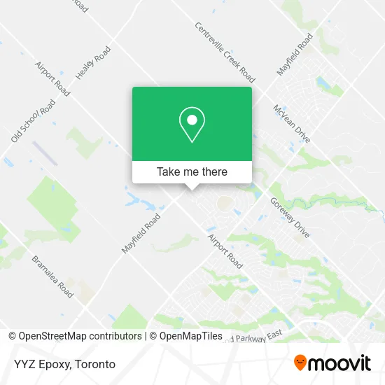 YYZ Epoxy map