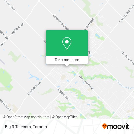 Big 3 Telecom map