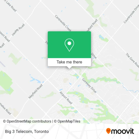 Big 3 Telecom map
