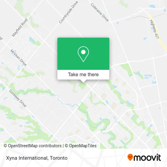 Xyna International map