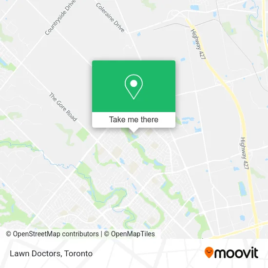Lawn Doctors map