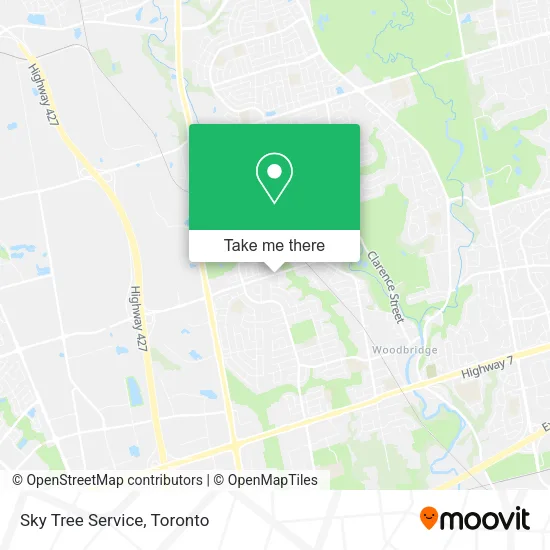 Sky Tree Service map