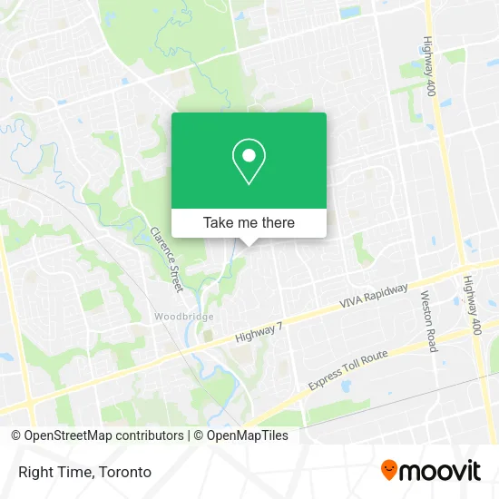 Right Time map