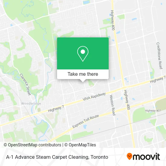 A-1 Advance Steam Carpet Cleaning map