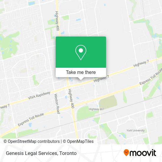 Genesis Legal Services map