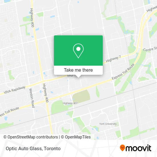 Optic Auto Glass map