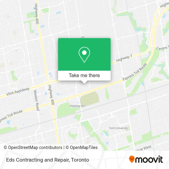 Eds Contracting and Repair map