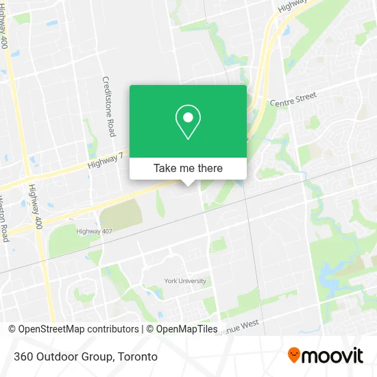 360 Outdoor Group map