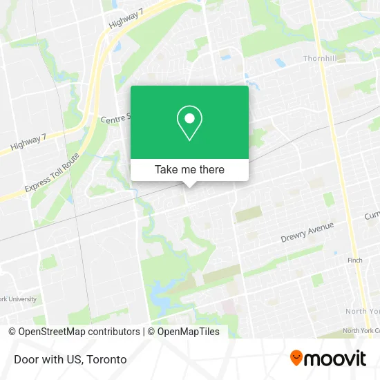 Door with US map