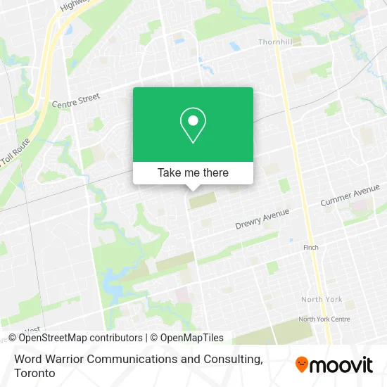 Word Warrior Communications and Consulting map